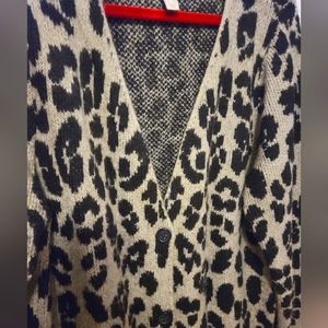 LOGO sweater duster Size L